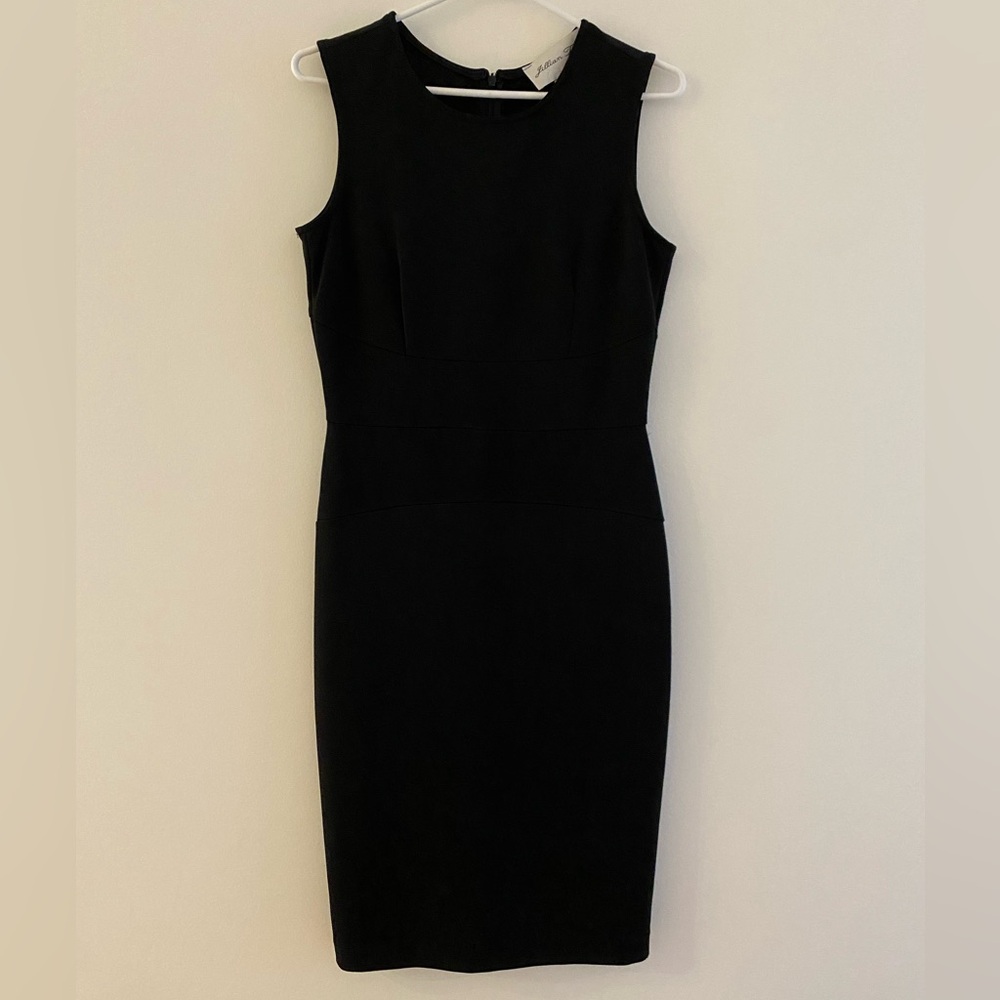 Jillian Tracy Black Sheath Dress, Size 8